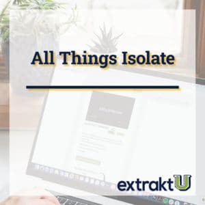 extraktU course image for all things isolate